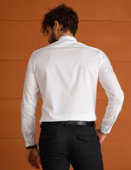 Beyaz Slim Fit Gömlek - 50205323002