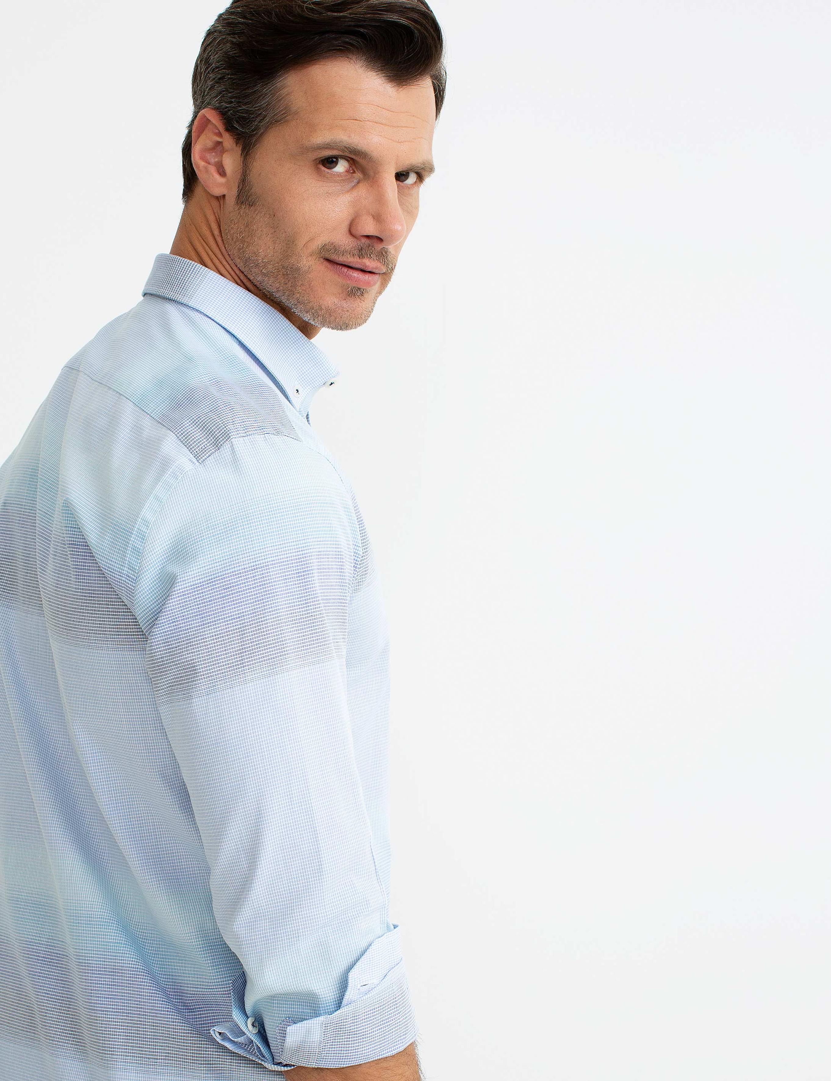 Mavi Slim Fit Gömlek