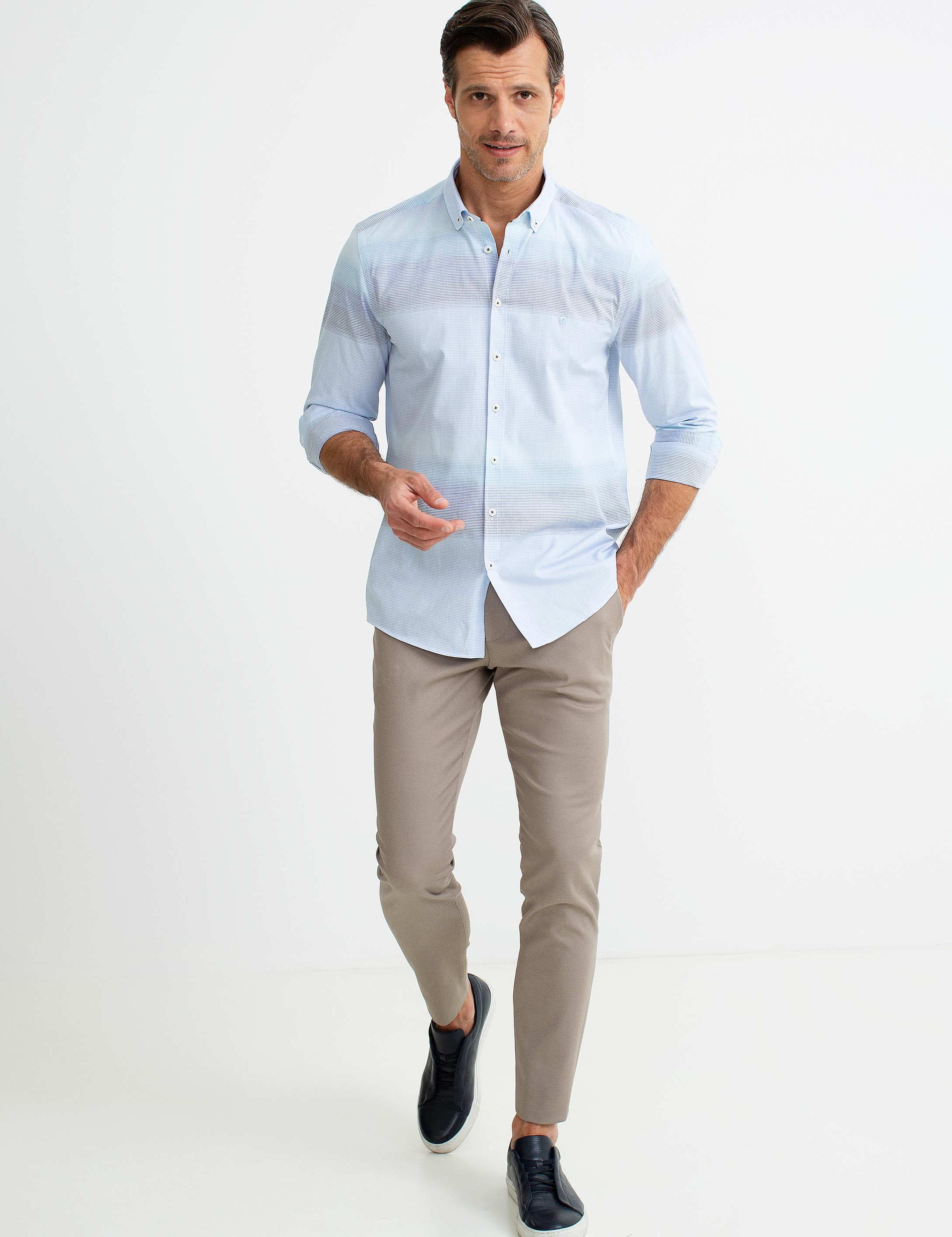 Mavi Slim Fit Gömlek