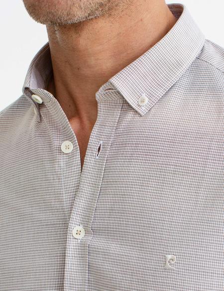 Bej Slim Fit Uzun Kollu Gömlek - 50187573010