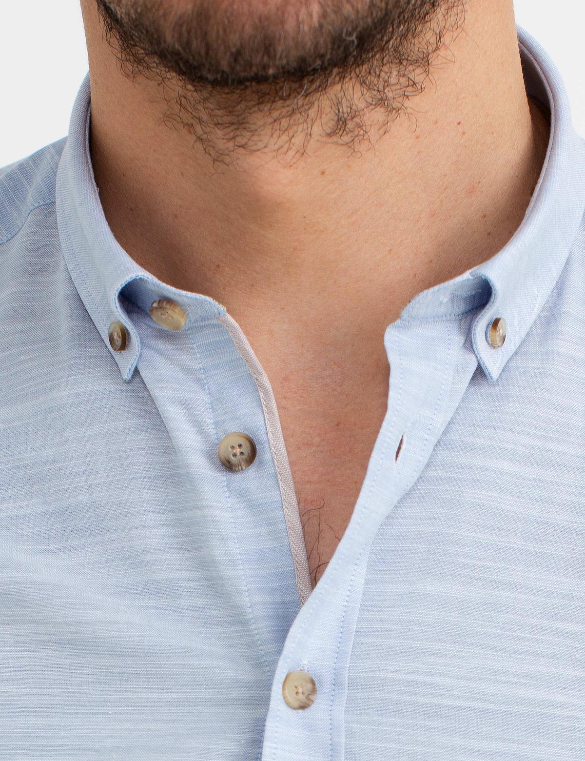 Slim Mavi Gömlek - 50188487001