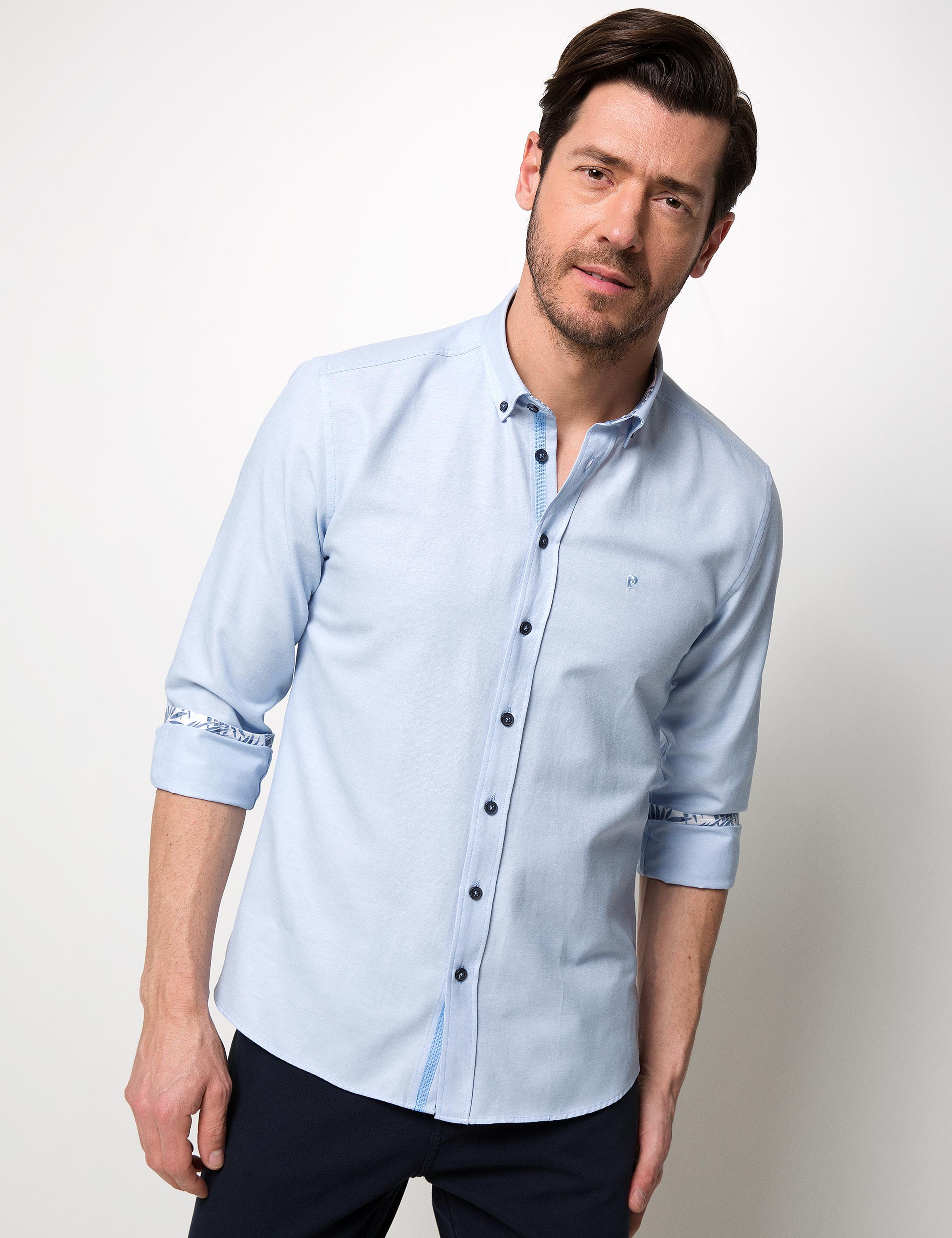 Açık Mavi Slim Fit Gömlek