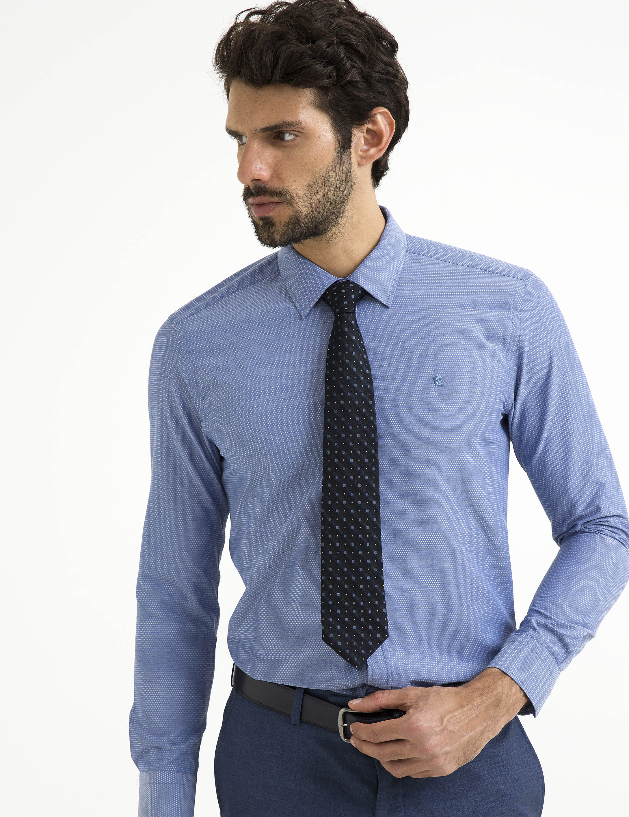 İndigo Slim Fit Gömlek