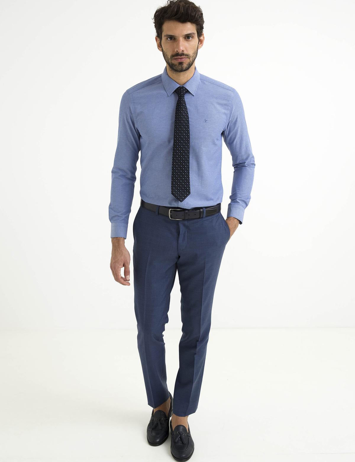 İndigo Slim Fit Gömlek - 50189437006