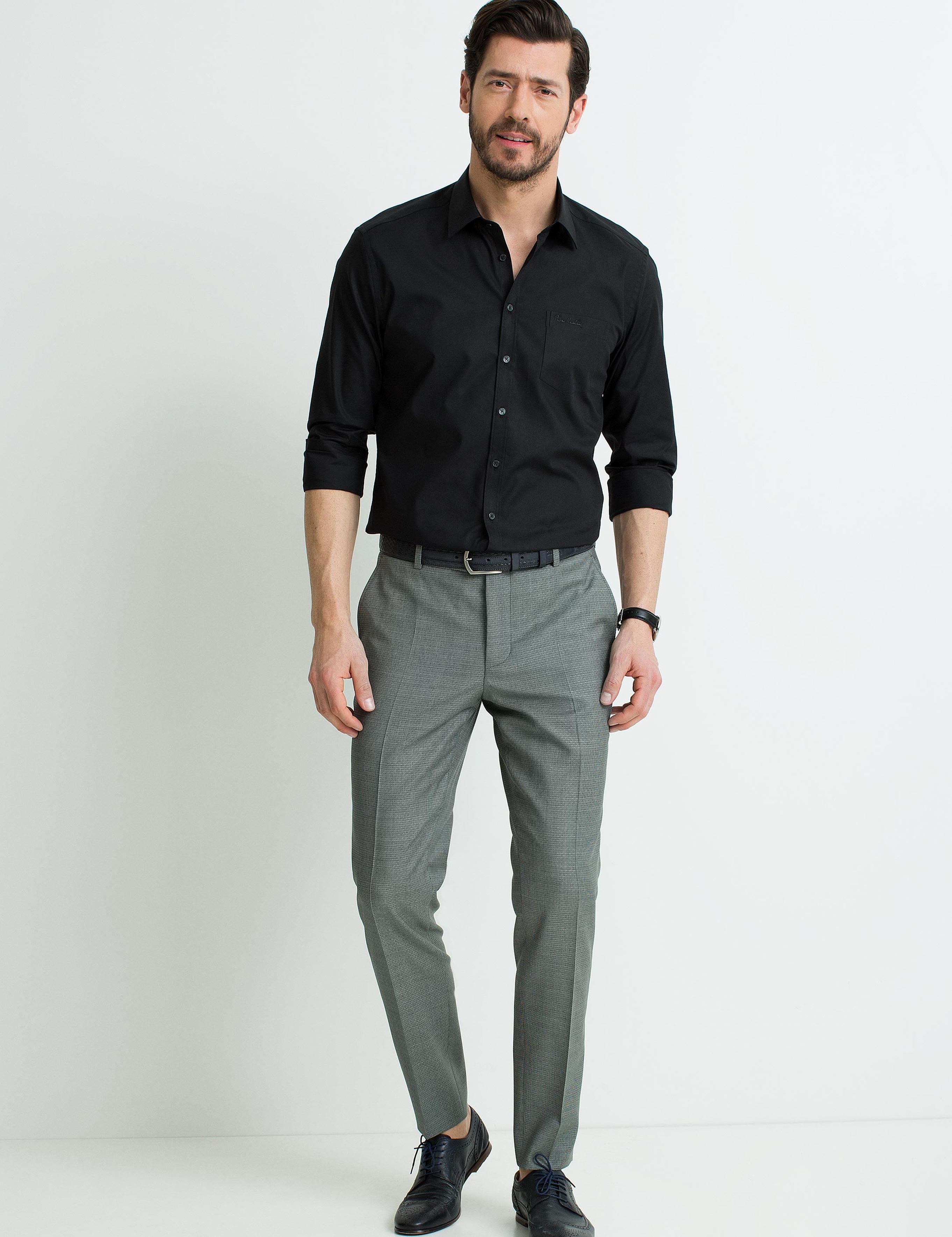 Regular Siyah Gömlek