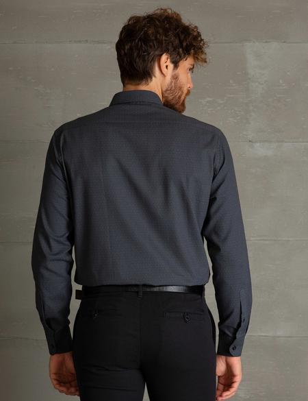 Siyah Regular Fit Gömlek - 50195221017