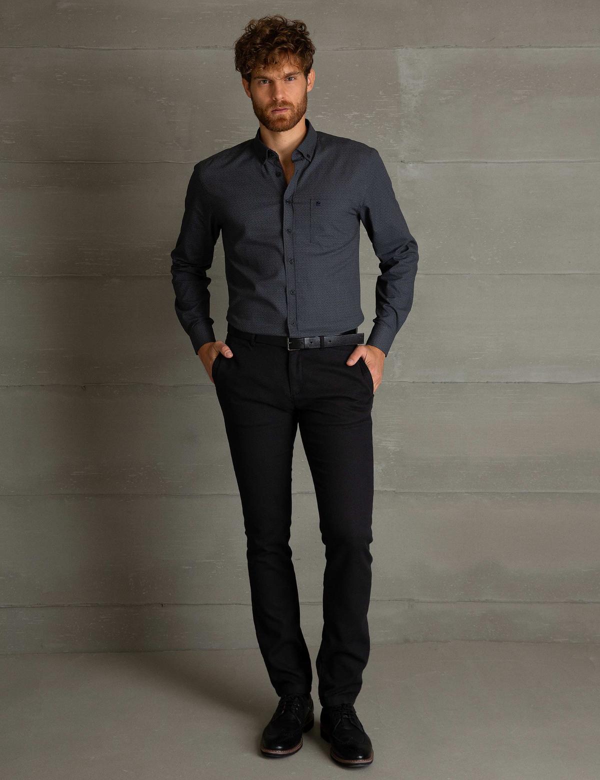 Siyah Regular Fit Gömlek