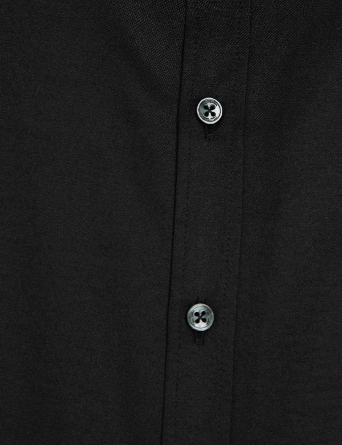 Siyah Regular Fit Basic Gömlek - 50197132019