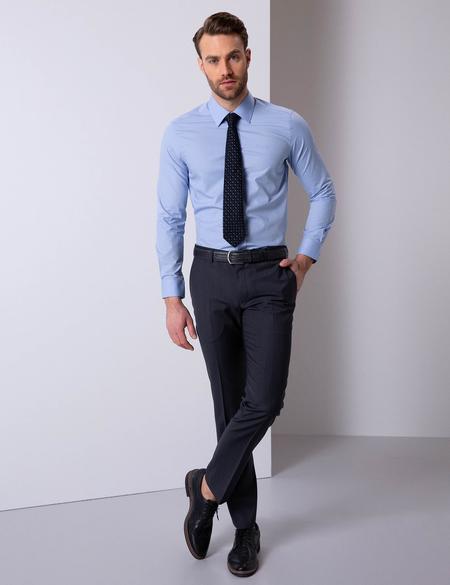 Mavi Slim Fit Uzun Kollu Basic Gömlek - 50204593037