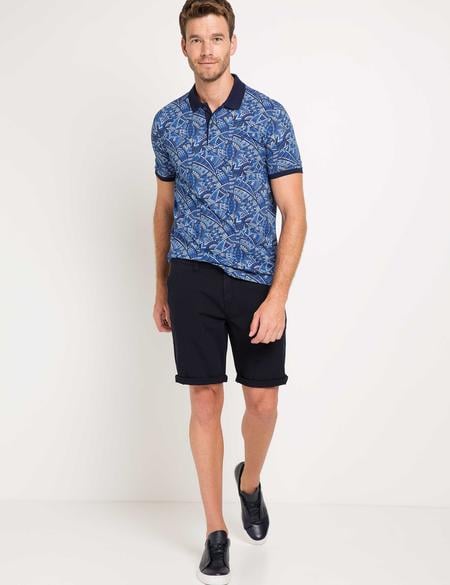 Lacivert Slim Fit Polo Yaka T-Shirt - 50187662001