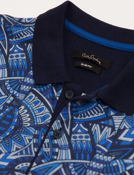 Lacivert Slim Fit Polo Yaka T-Shirt - 50187662001