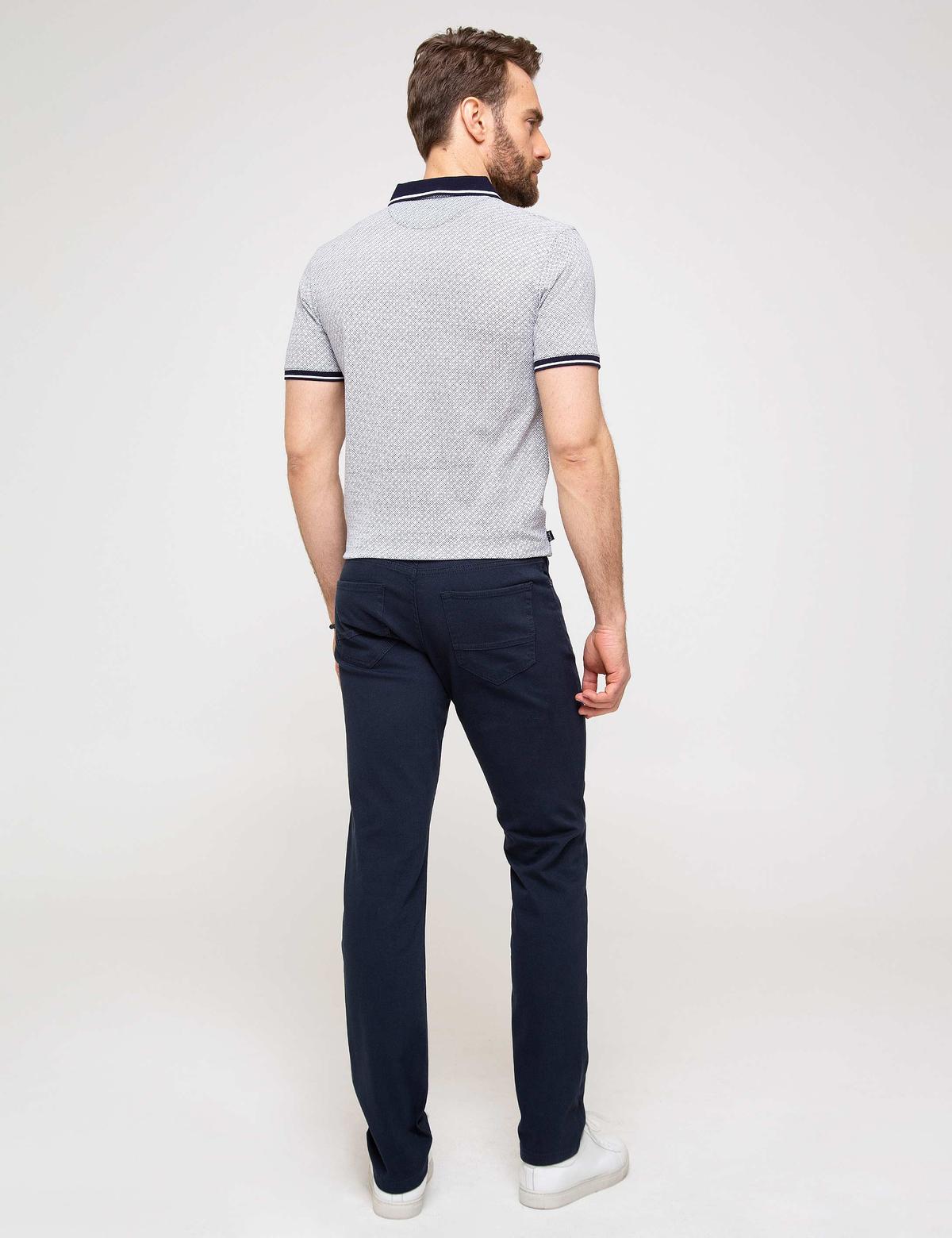 Lacivert Slim Fit Chino Pantolon - 50187805047