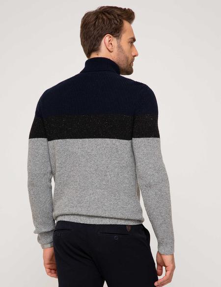 Lacivert Slim Fit Kazak - 50193355035