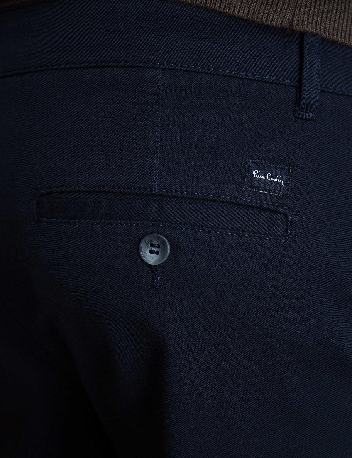 Lacivert Slim Fit Kanvas Pantolon - 50193367003