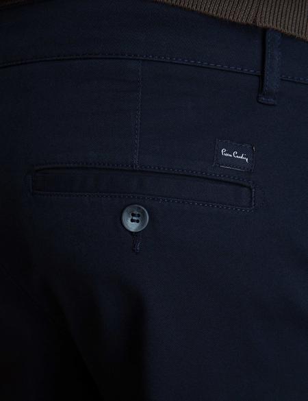 Lacivert Slim Fit Kanvas Pantolon - 50193367003