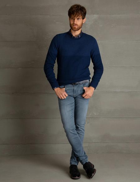 Lacivert Slim Fit Kazak - 50194101053