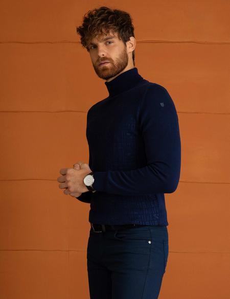 Lacivert Triko Kazak - 50194115041