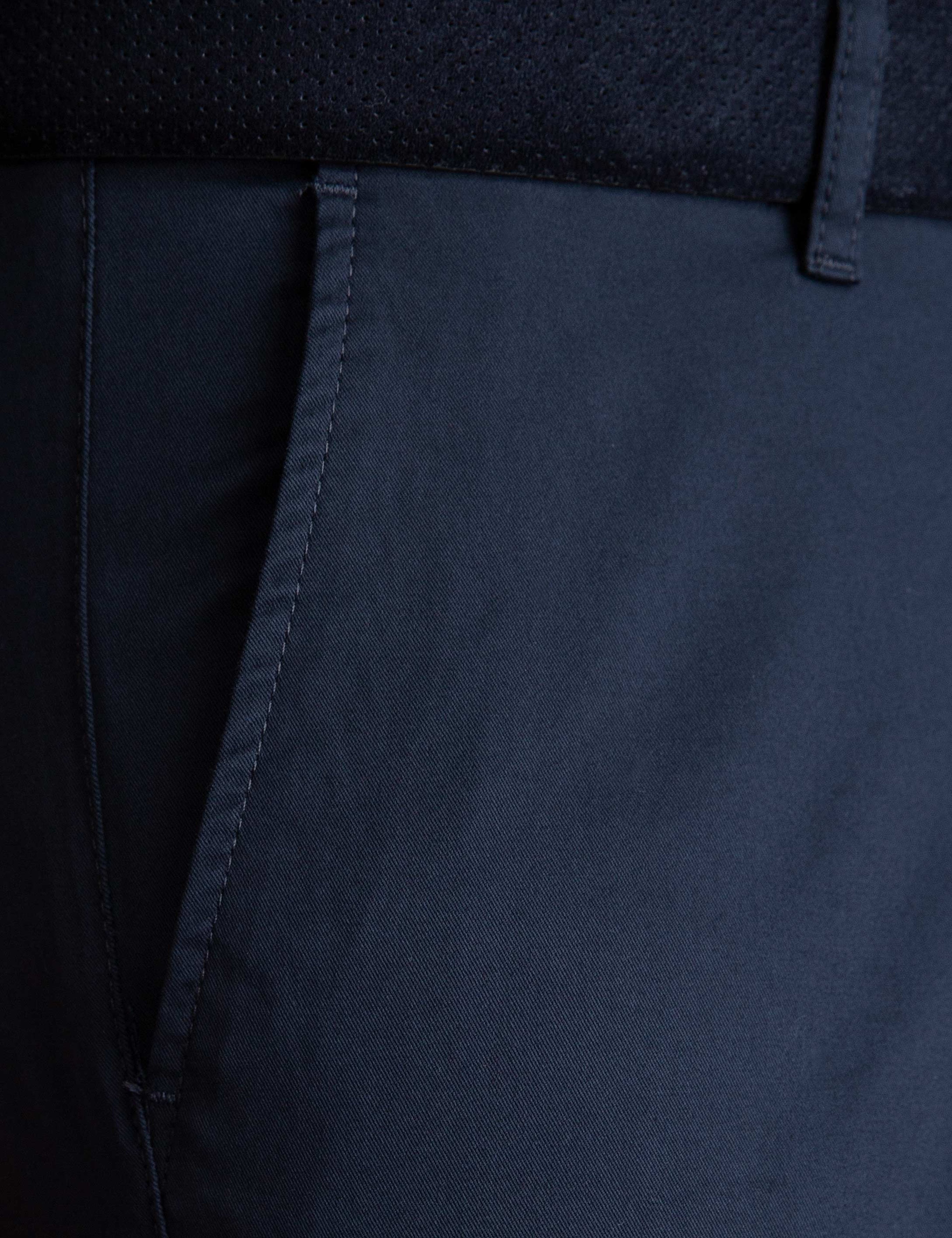 Lacivert Slim Fit Chino Pantolon