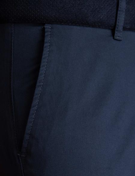 Lacivert Slim Fit Chino Pantolon - 50194244030