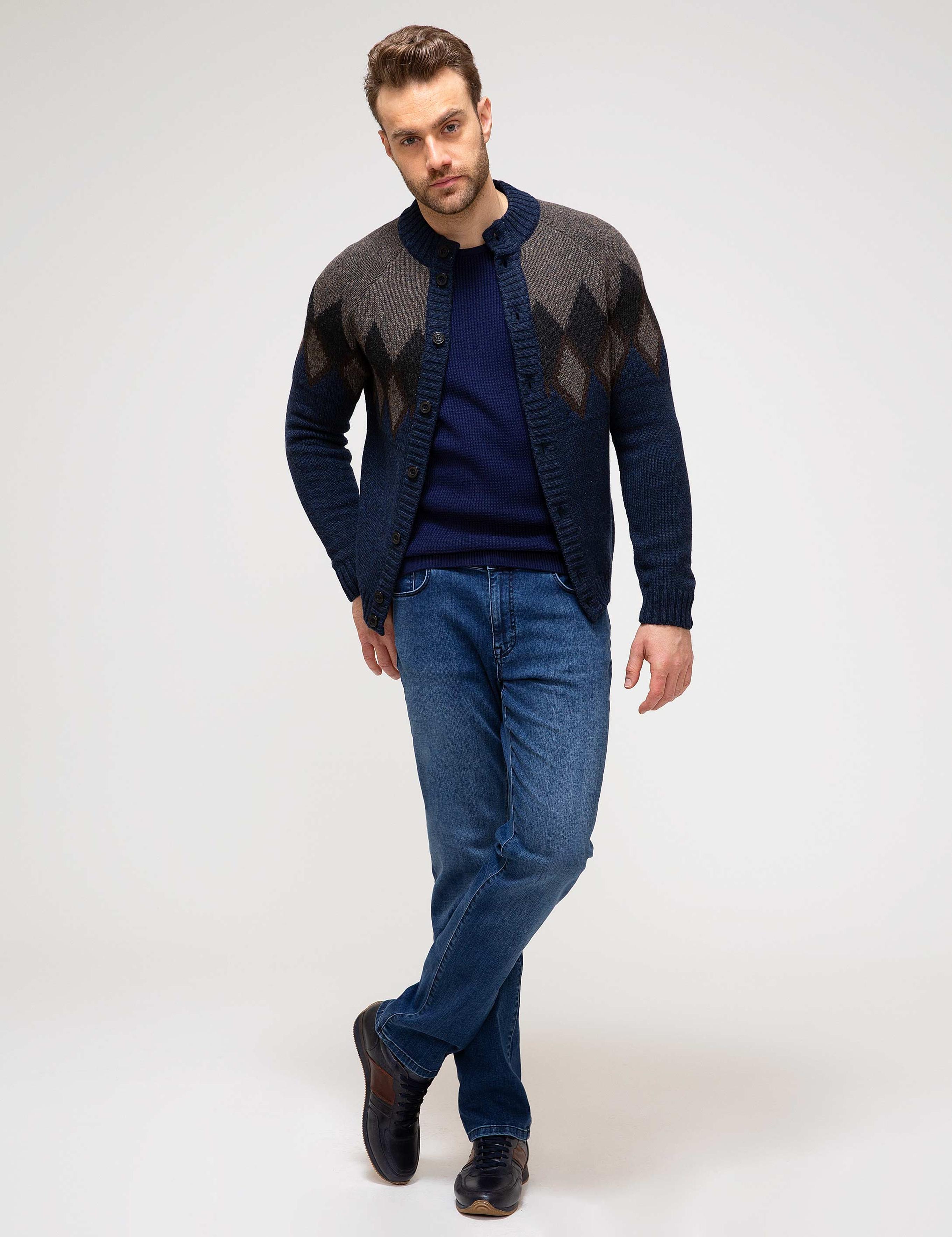 Lacivert Triko Hırka