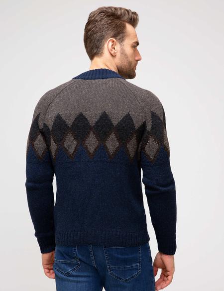 Lacivert Triko Hırka - 50194747024