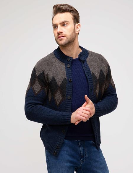 Lacivert Triko Hırka - 50194747024