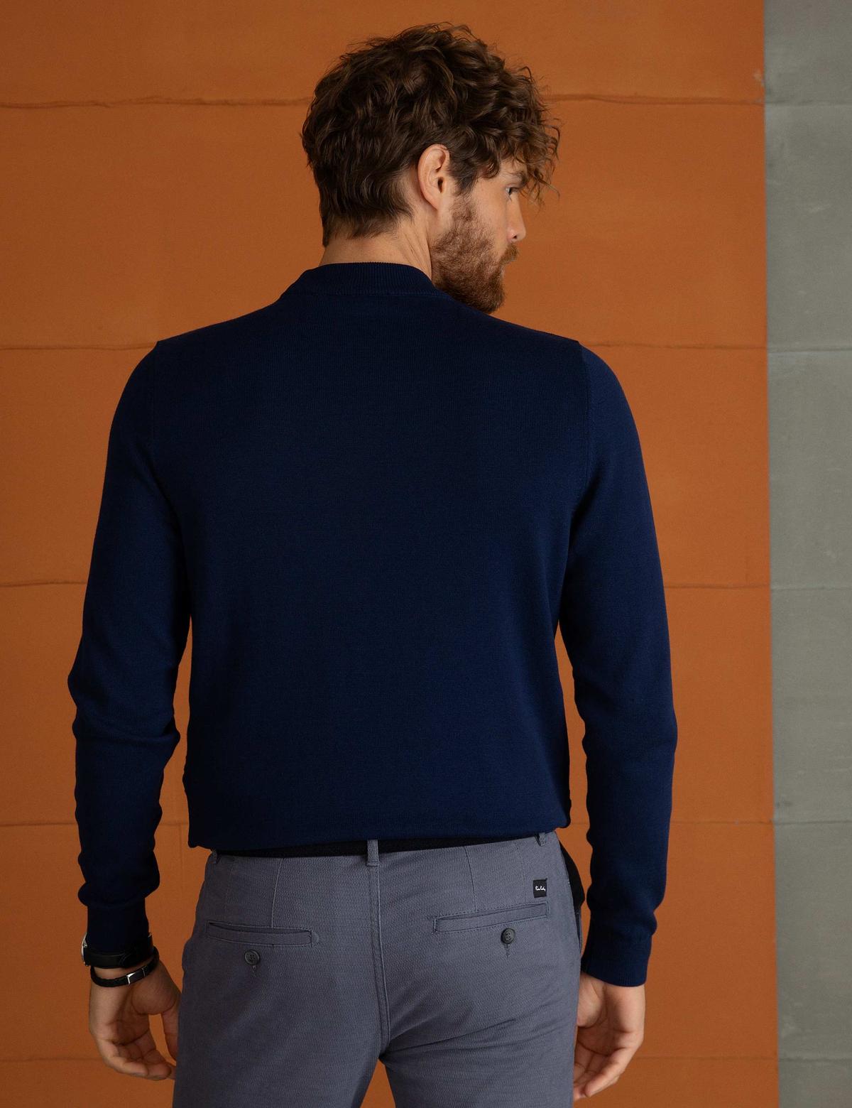 Lacivert Slim Fit Kazak - 50197172007