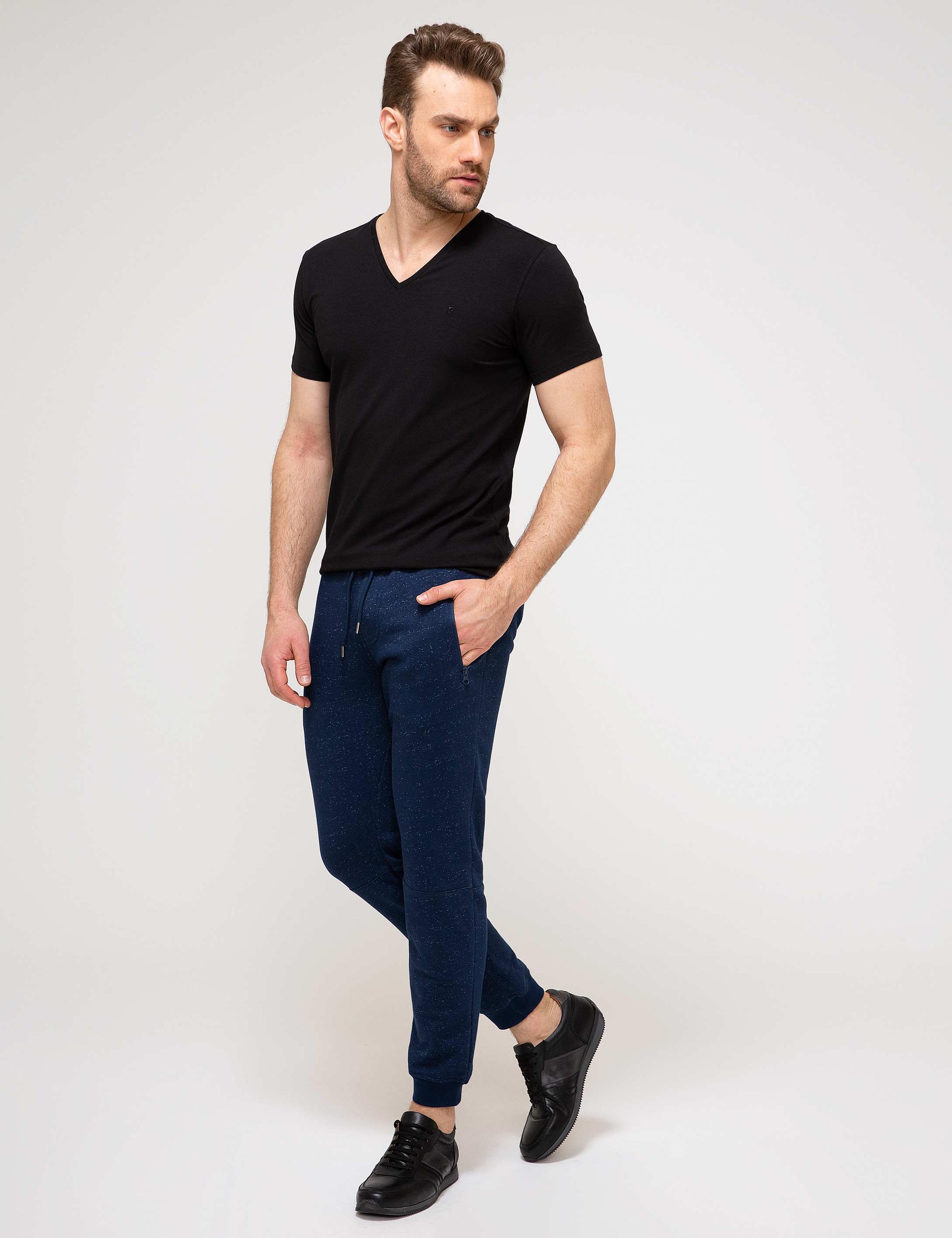 Lacivert Standart Fit Eşofman Altı