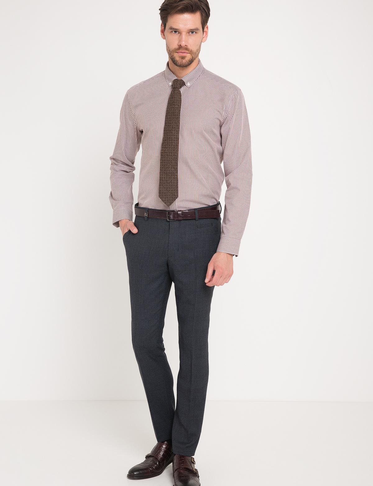 Slim Kahverengi Gömlek - 50178951023