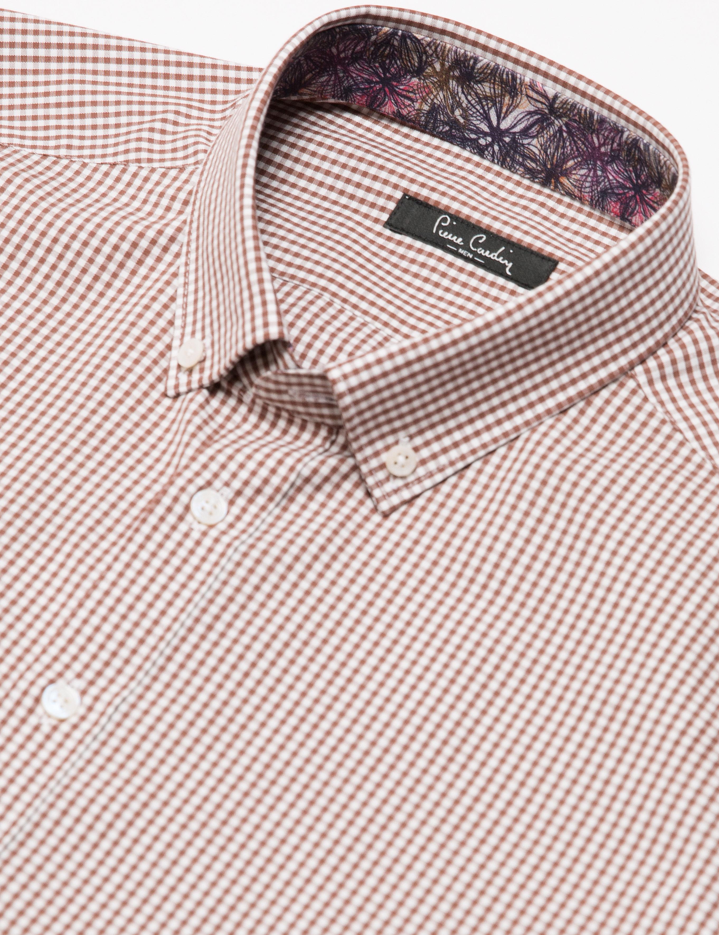 Slim Kahverengi Gömlek