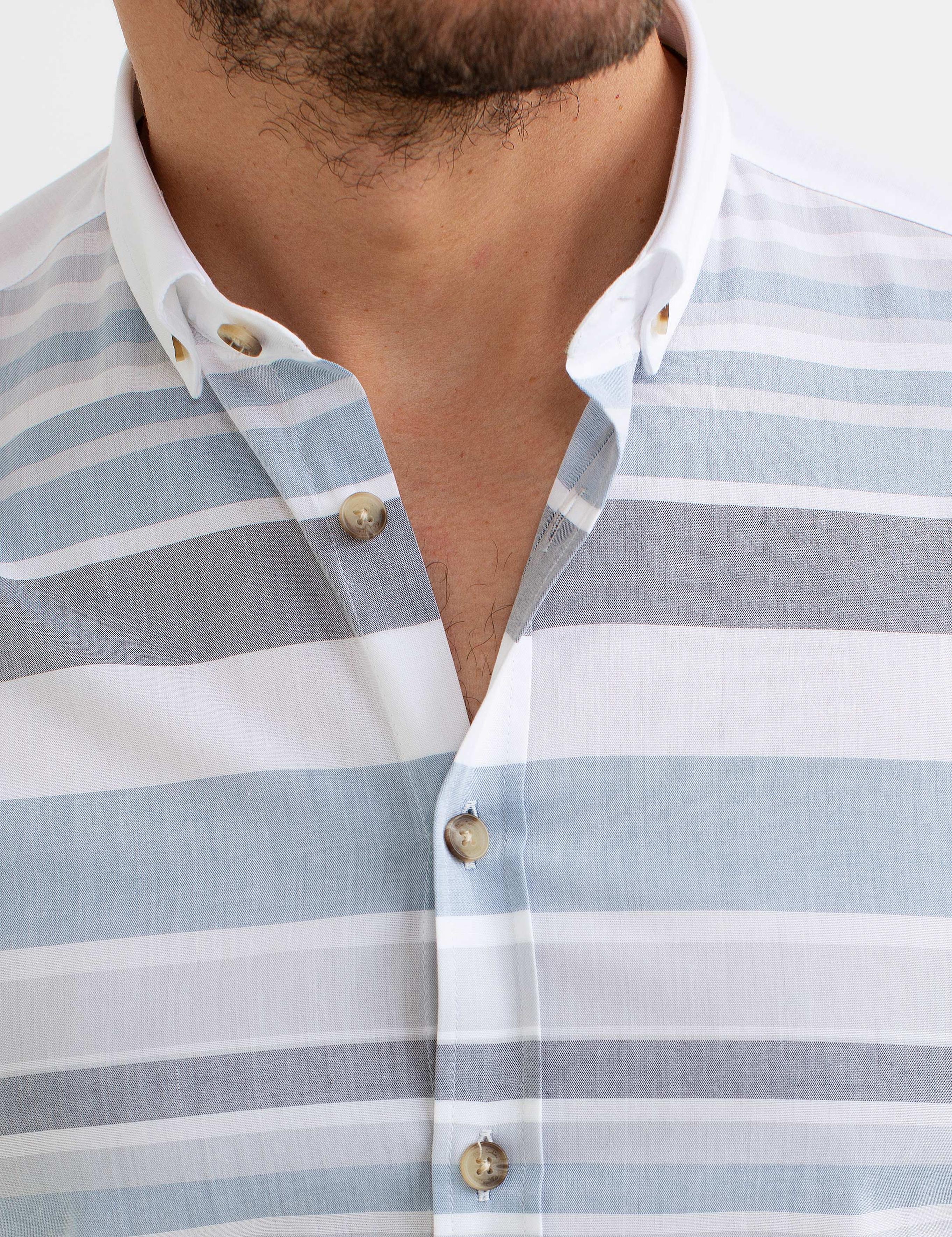 Mavi Slim Fit Gömlek