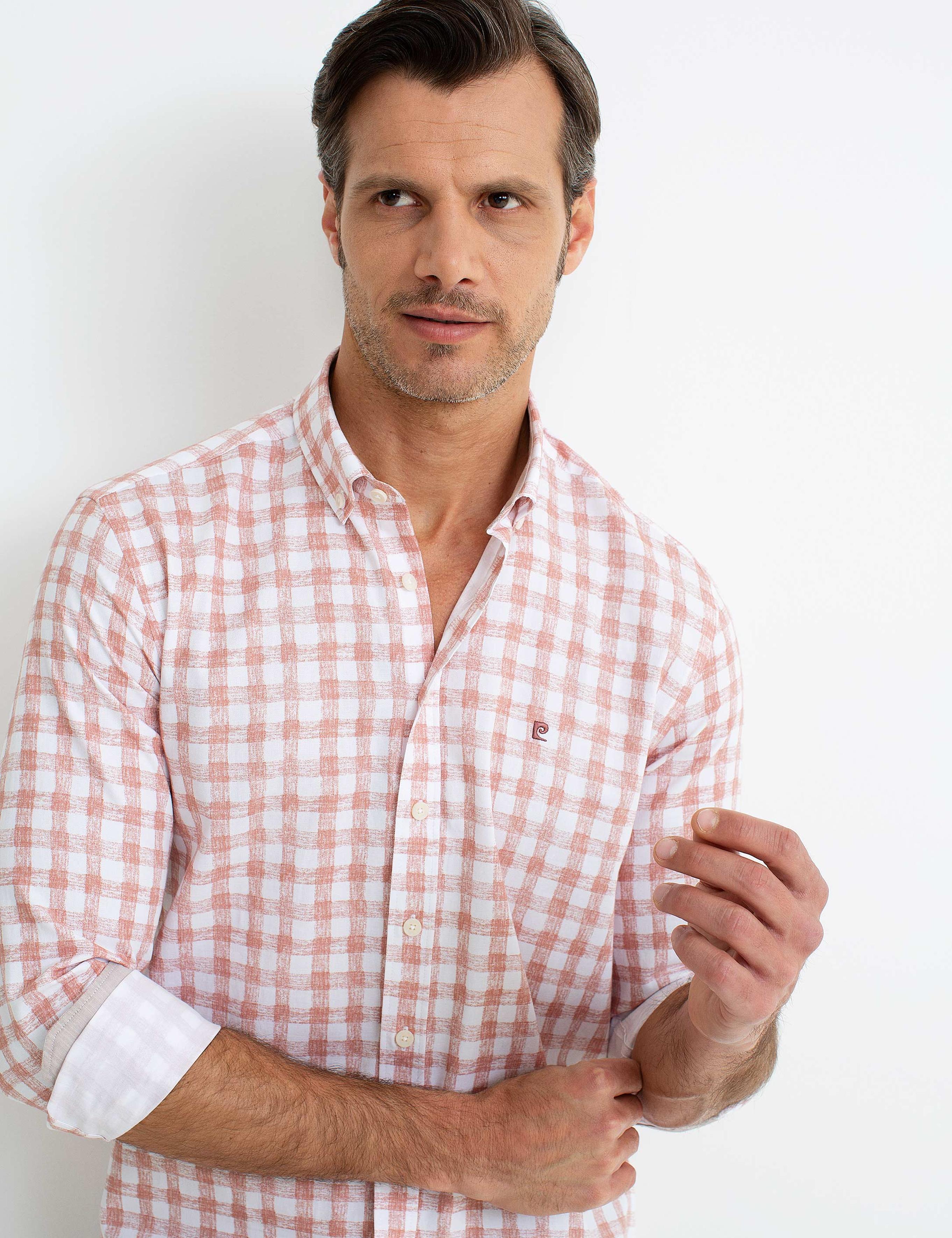 Kahverengi Slim Fit Gömlek