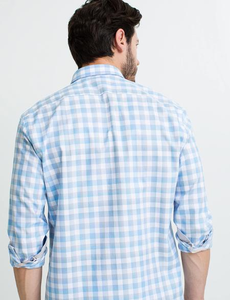 Açık Mavi Regular Fit Gömlek - 50187594007