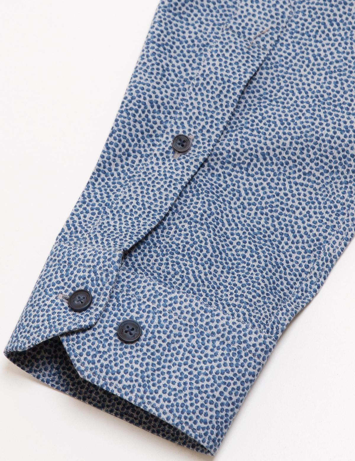 Gri Slim Fit Gömlek - 50187968005