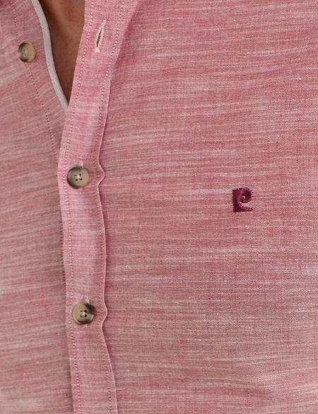 Kırmızı Slim Fit Gömlek - 50188487037