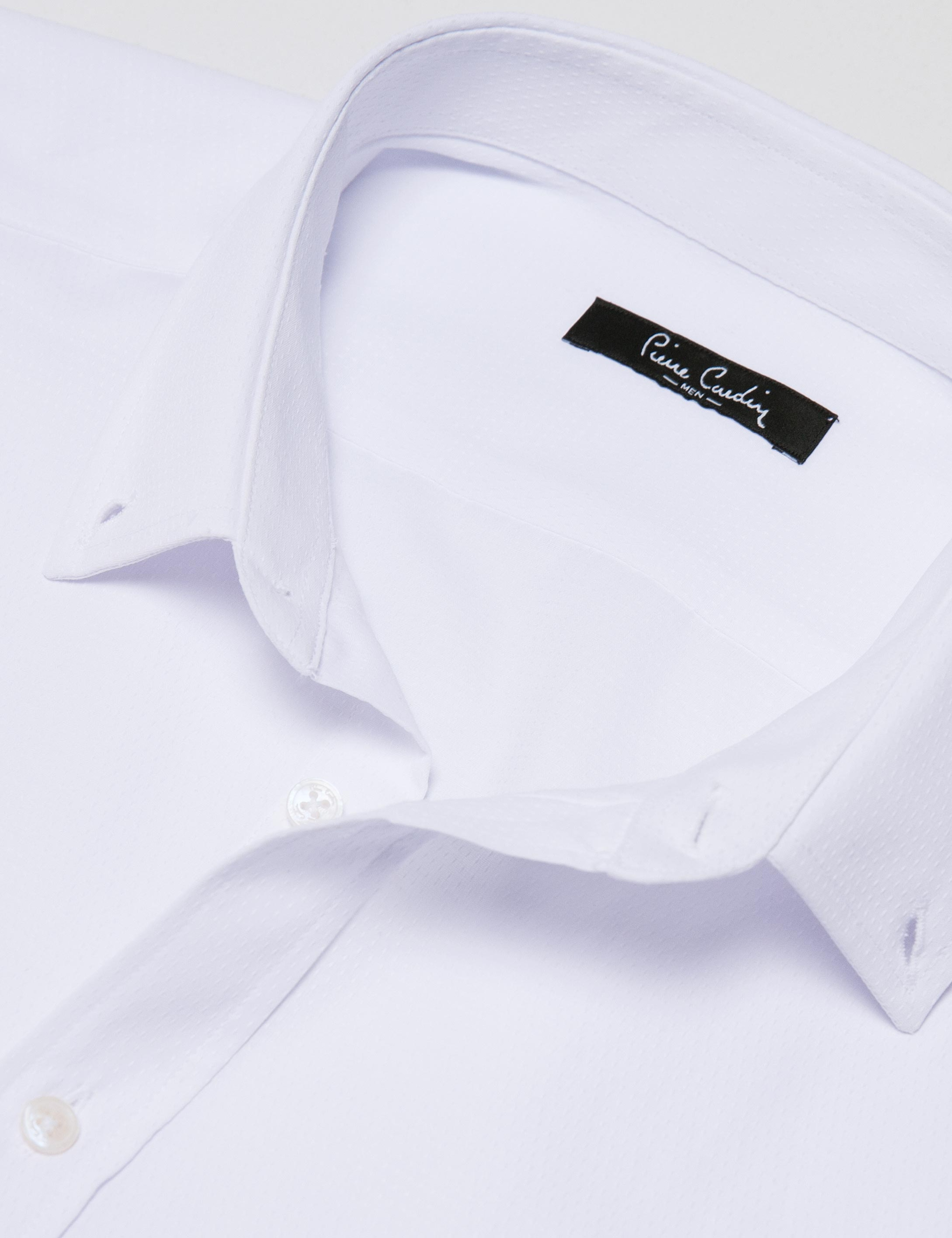 Beyaz Slim Fit Gömlek - Image 3