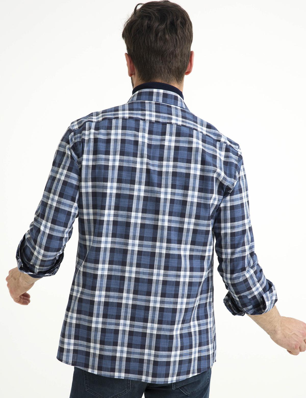 Lacivert Slim Fit Gömlek - 50189435001