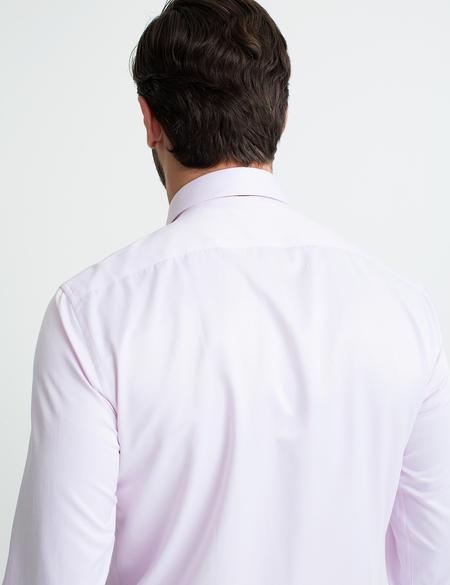 Pembe Slim Fit Basic Gömlek - 50189518065