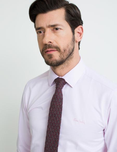 Pembe Slim Fit Basic Gömlek - 50189518065
