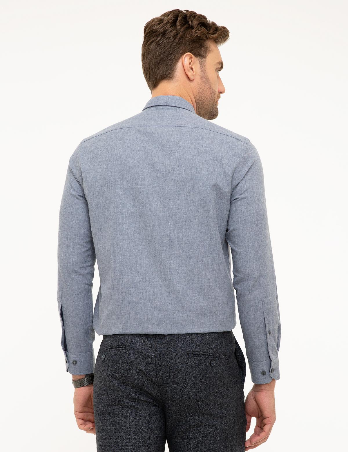 Gri Regular Fit Gömlek - 50194545062