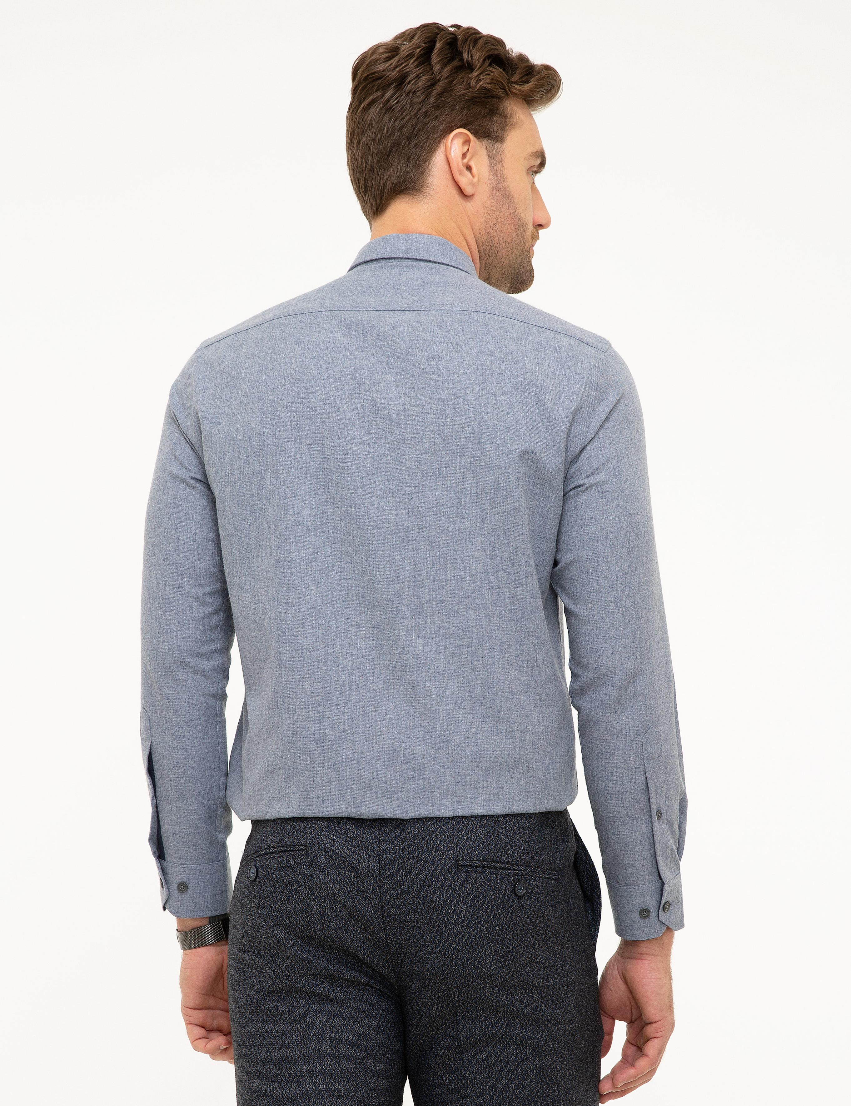 Gri Regular Fit Gömlek