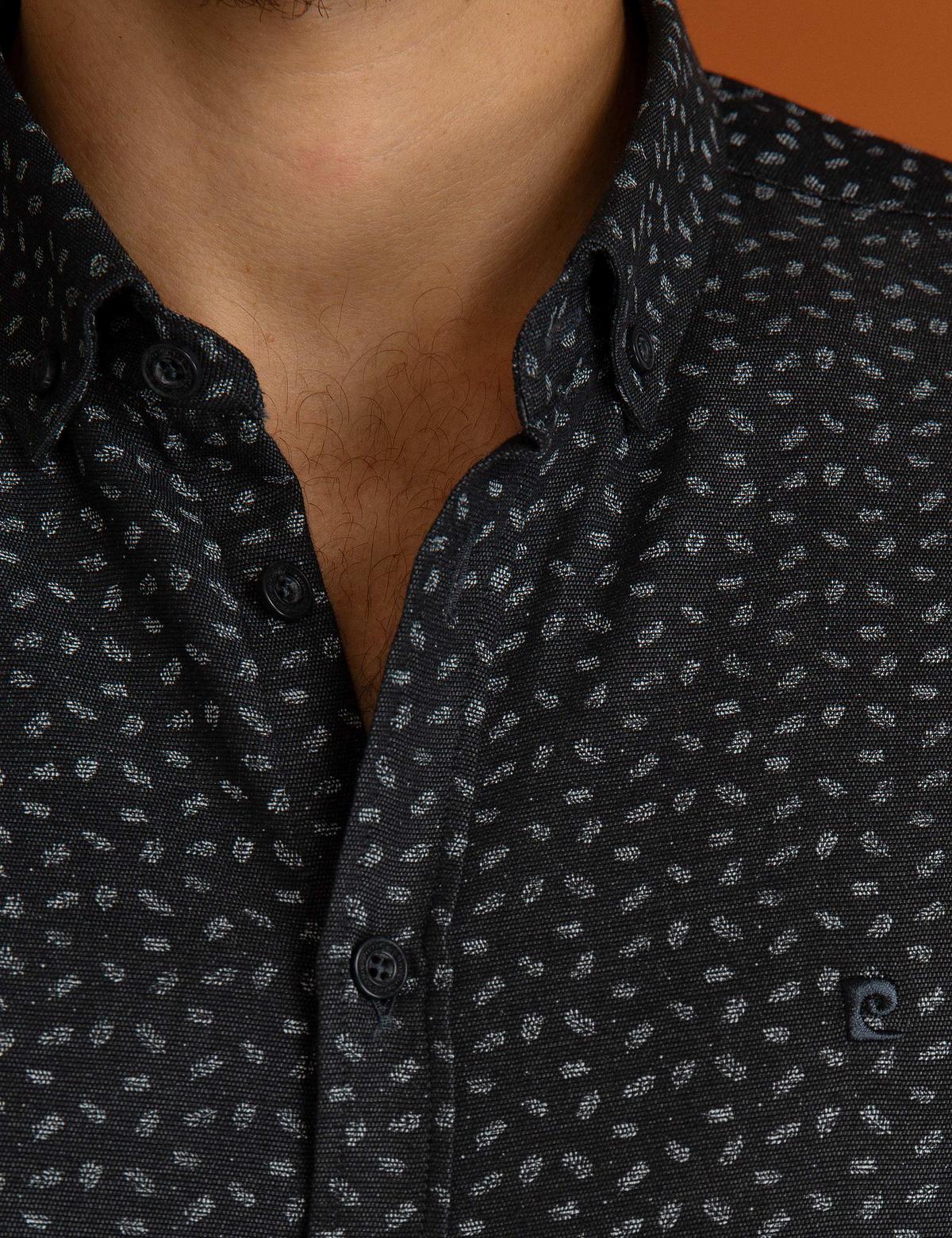 Antrasit Gri Slim Fit Gömlek - 50194943001