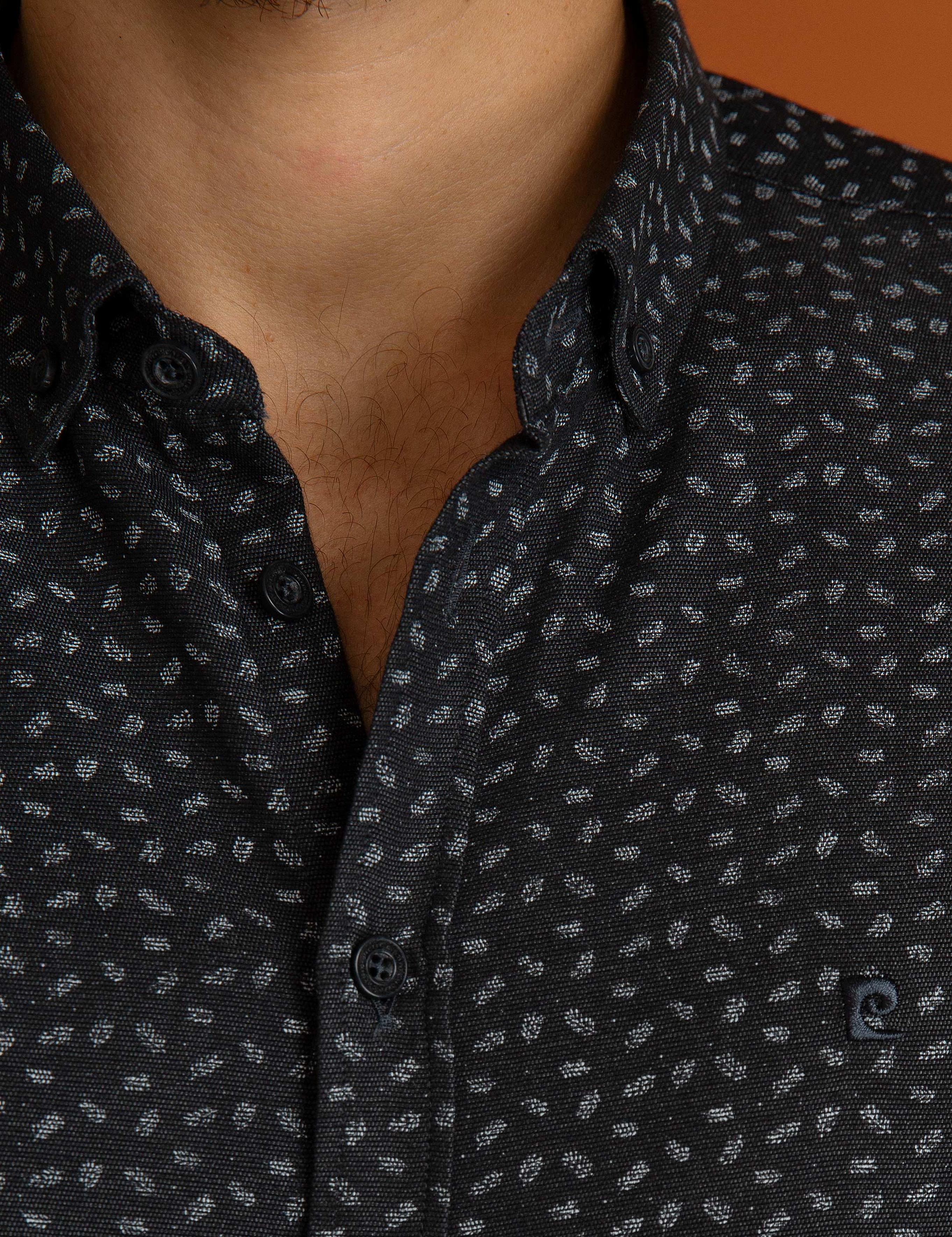 Antrasit Gri Slim Fit Gömlek