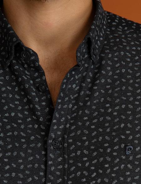 Antrasit Gri Slim Fit Gömlek - 50194943001