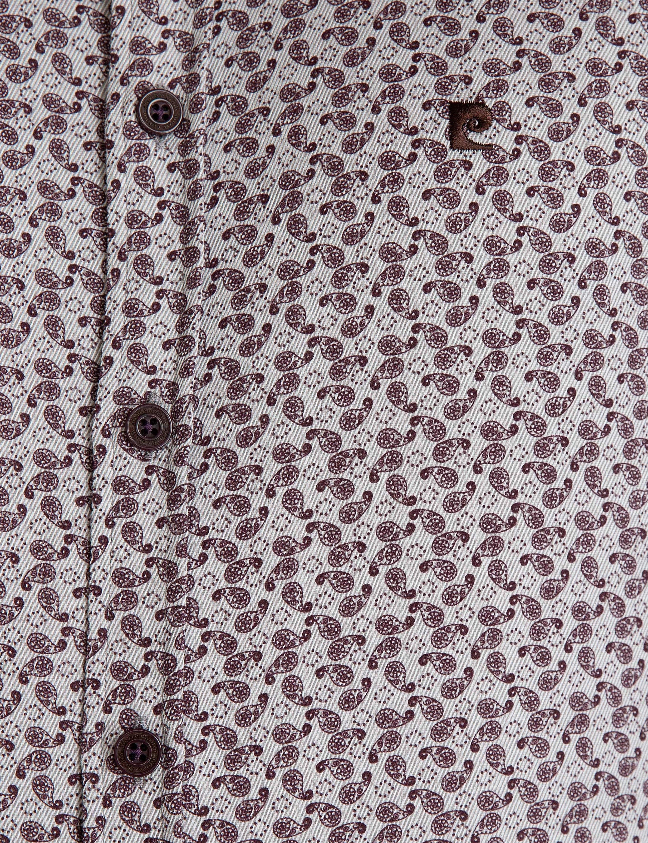 Bordo Slim Fit Uzun Kollu Gömlek