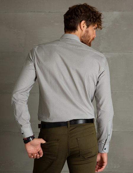 Yeşil Slim Fit Gömlek - 50195196019