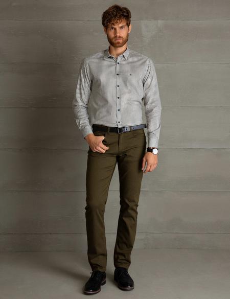 Yeşil Slim Fit Gömlek - 50195196019