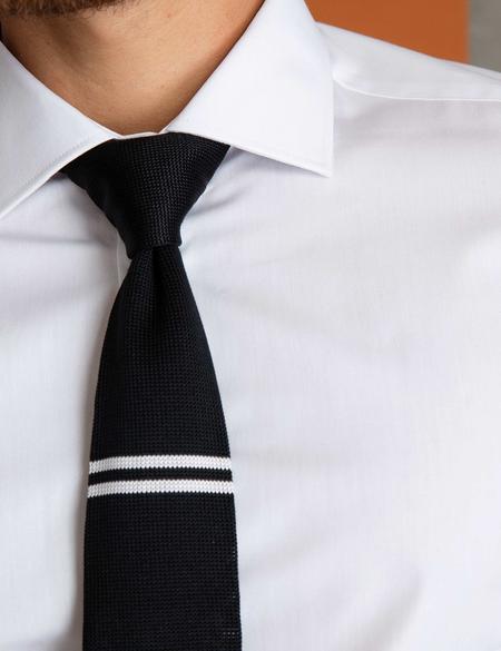 Beyaz Slim Fit Uzun Kollu Basic Gömlek - 50197131006