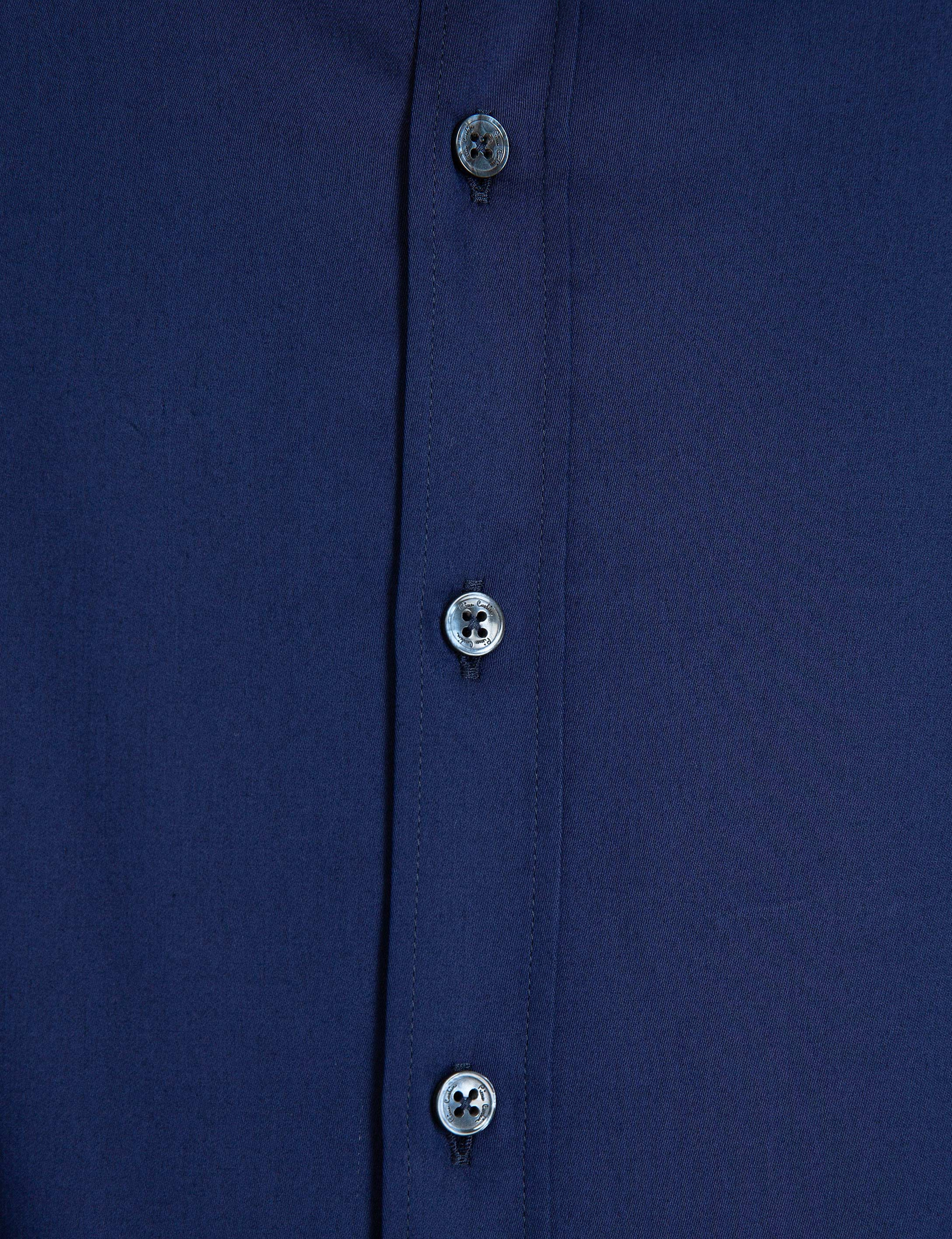 Lacivert Slim Fit Basic Gömlek