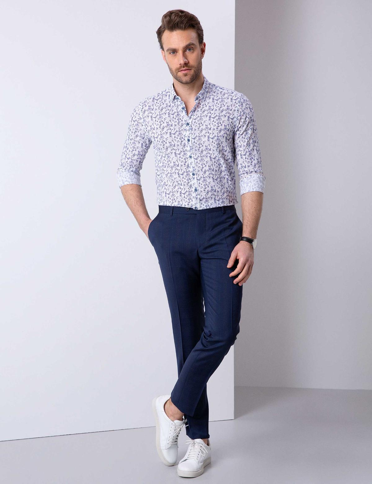 Mavi Slim Fit Uzun Kollu Gömlek - 50200696001